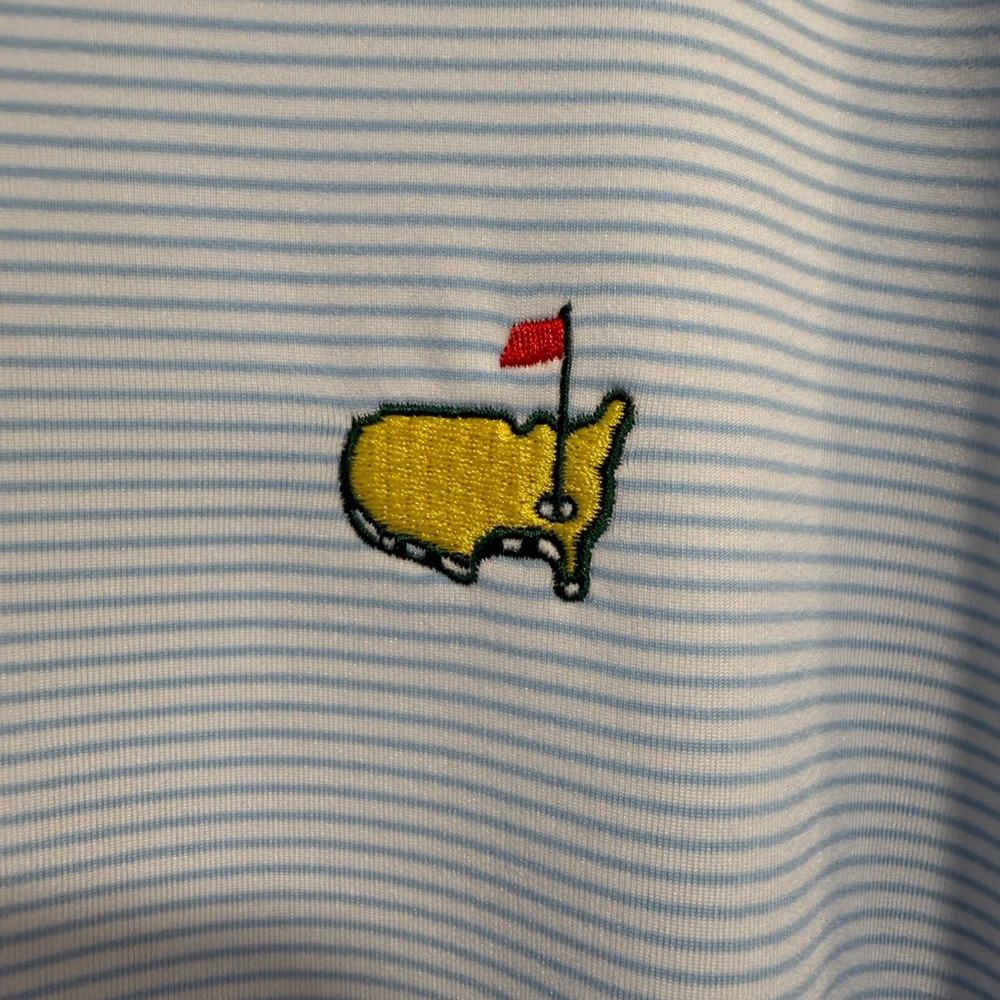 Masters Tech Light Blue/White Polo Shirt, Size XL - Picture 3 of 7